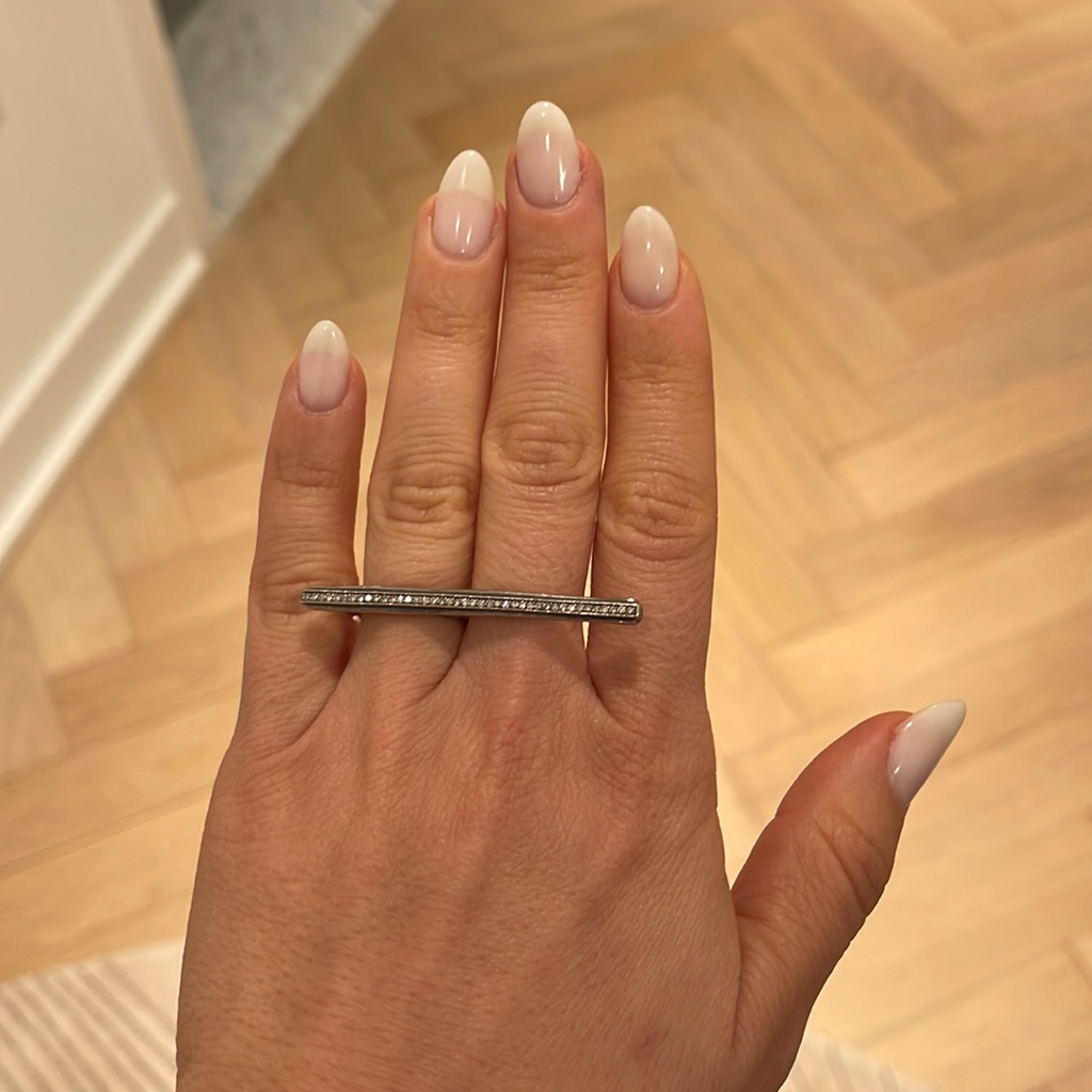 Elizabeth And James Diamond Bar Ring